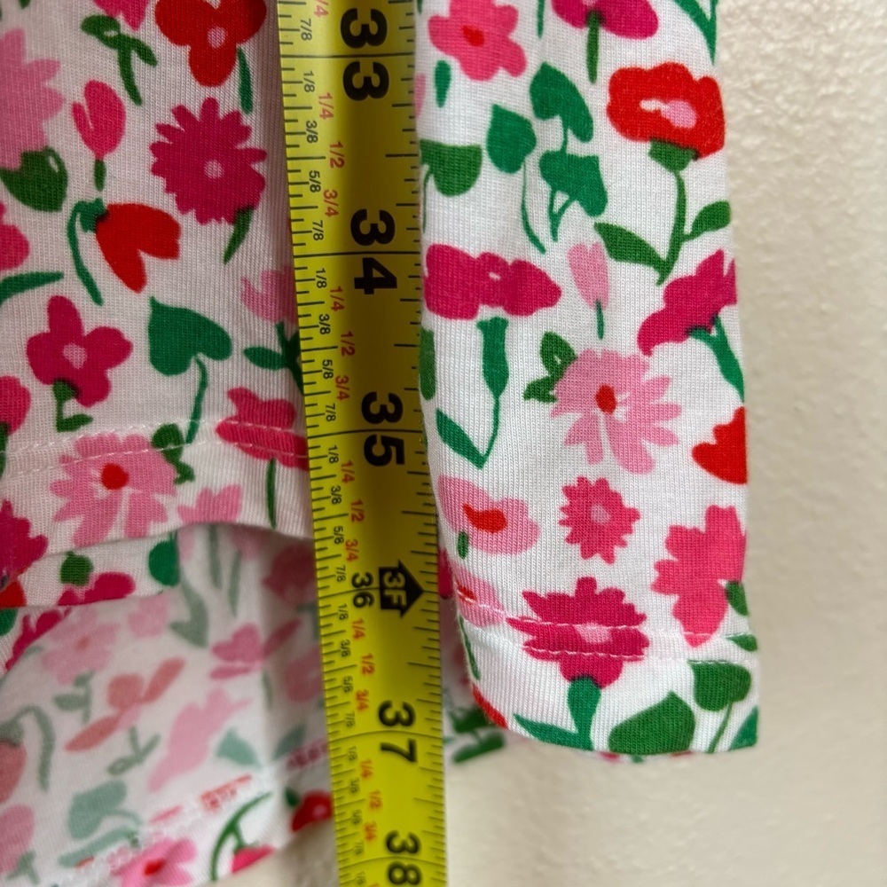 Kate Spade Nightgown Women’s Size 1X Pink & White Floral Print Sleepwear - Picture 6 of 6